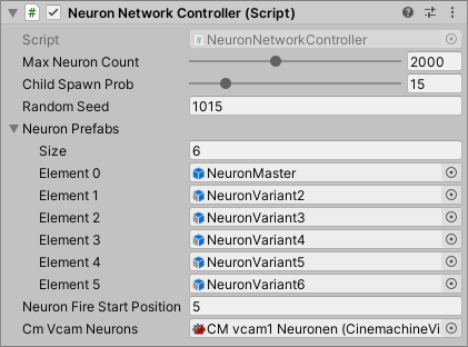 Neuron network public interface